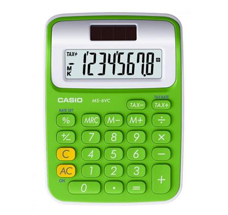 Calculadora CASIO MS-6 Colores